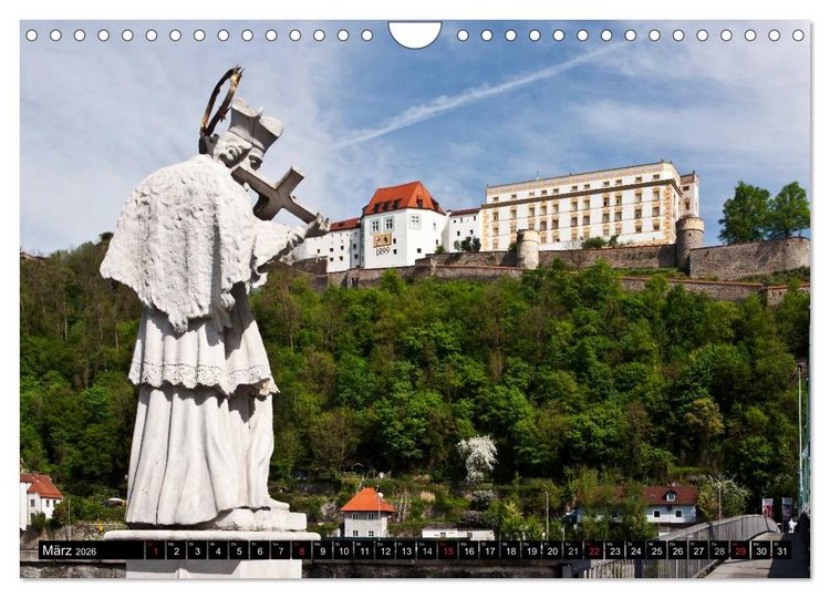 Produktbild: Pittoreskes Passau (Wandkalender 2026 DIN A4 quer), CALVENDO Monatskalender