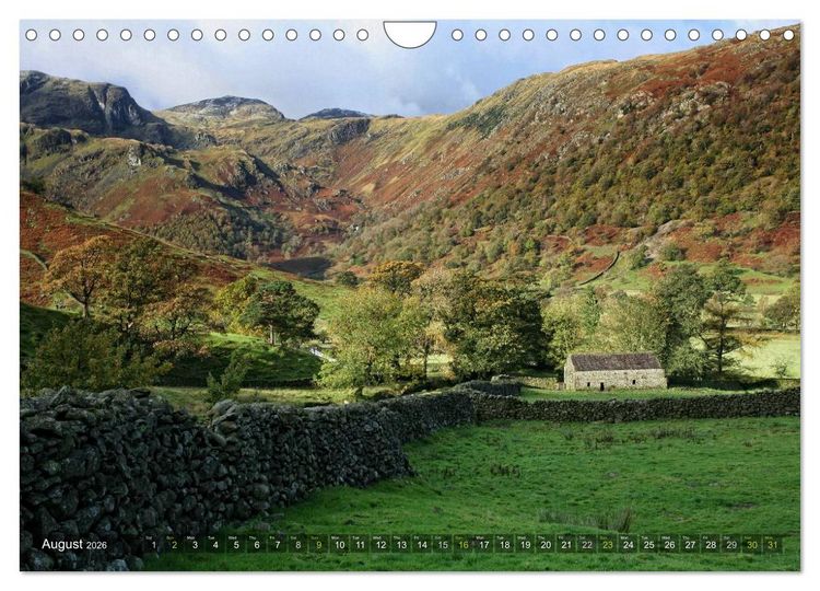 Produktbild: Wild Beauty of Cumbria (Wall Calendar 2026 DIN A4 landscape), CALVENDO 12 Month Wall Calendar