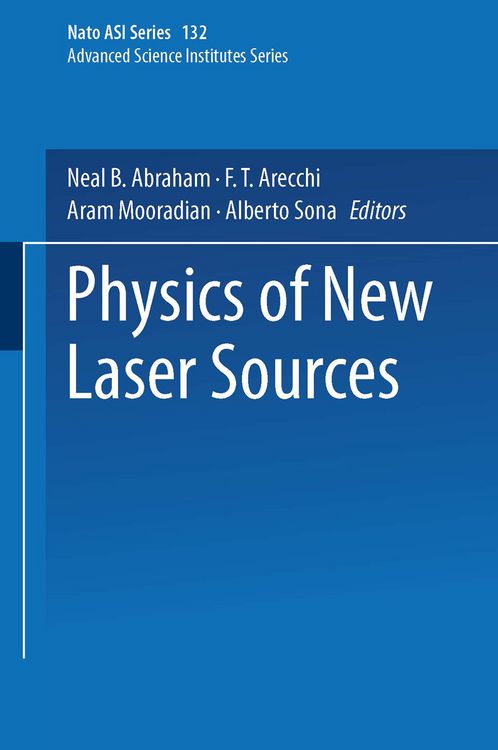 Produktbild: Physics of New Laser Sources