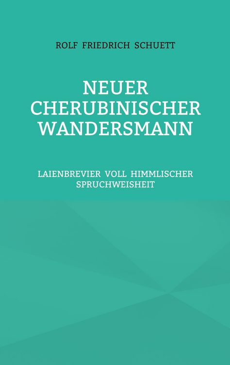 Produktbild: Neuer Cherubinischer Wandersmann
