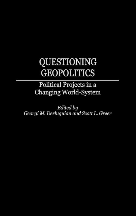 Produktbild: Questioning Geopolitics