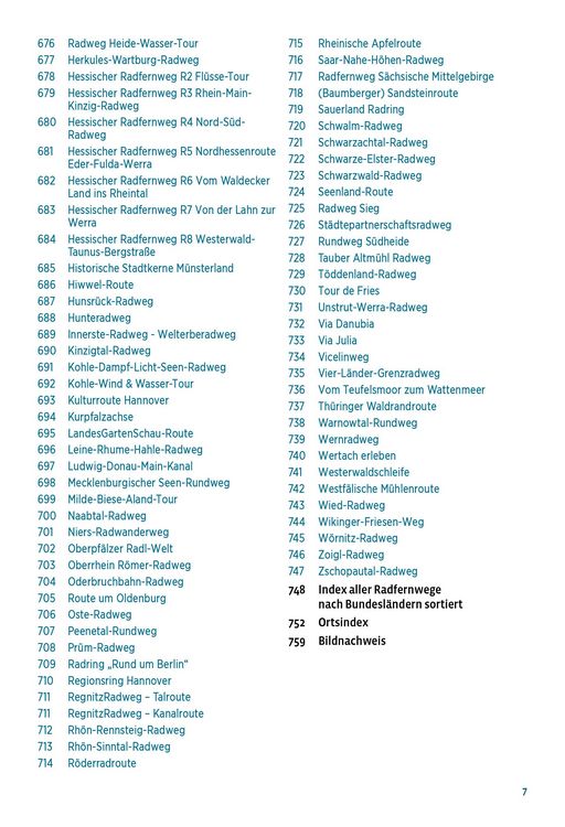 Produktbild: Radfernwege Deutschland