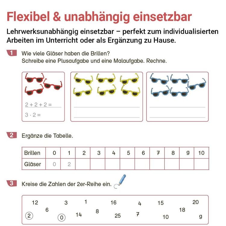 Produktbild: Rechnen mit Rico Schnabel Klasse 2, Heft 2 &ndash; Selbstst&auml;ndig das Multiplizieren und Dividieren trainieren