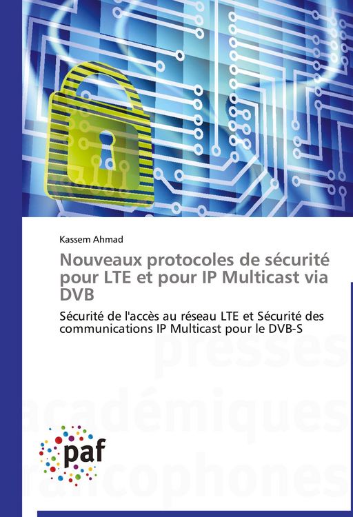 Produktbild: Nouveaux protocoles de s&eacute;curit&eacute; pour LTE et pour IP Multicast via DVB