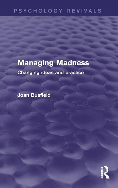Produktbild: Managing Madness (Psychology Revivals)