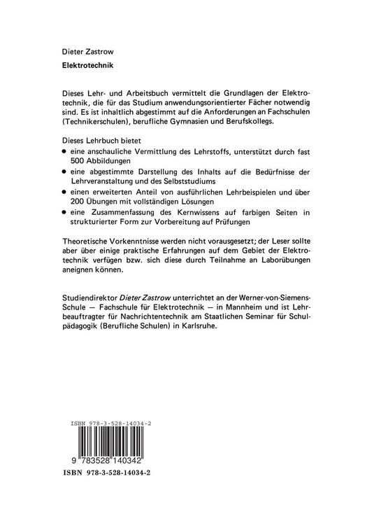 Produktbild: Elektrotechnik