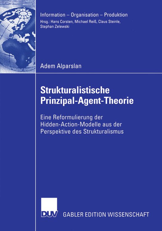 Produktbild: Strukturalistische Prinzipal-Agent-Theorie