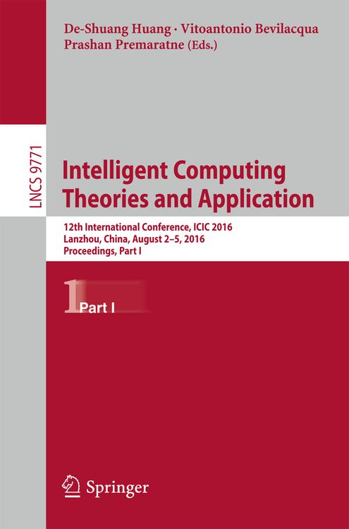 Produktbild: Intelligent Computing Theories and Application