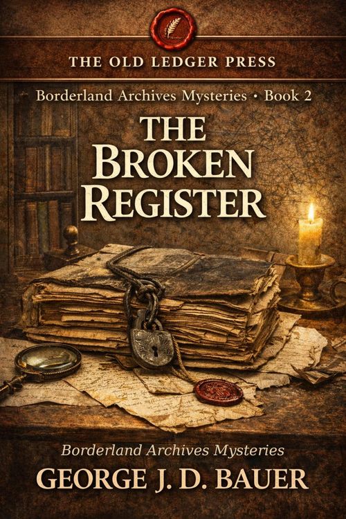 Produktbild: The Broken Register (Borderland Achieves Mysteries, #2)
