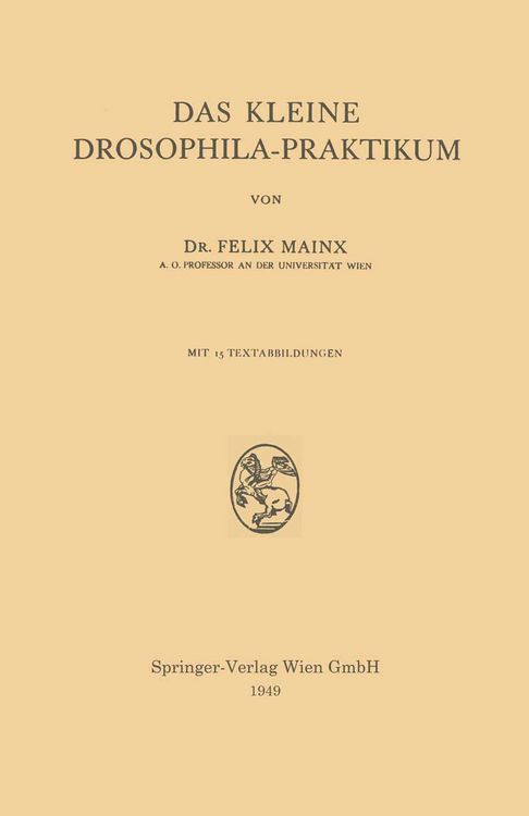 Produktbild: Das Kleine Drosophila-Praktikum