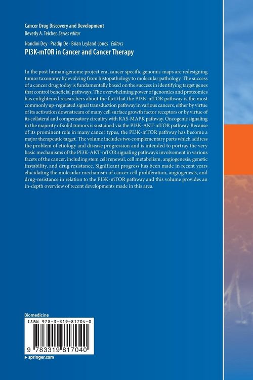 Produktbild: PI3K-mTOR in Cancer and Cancer Therapy
