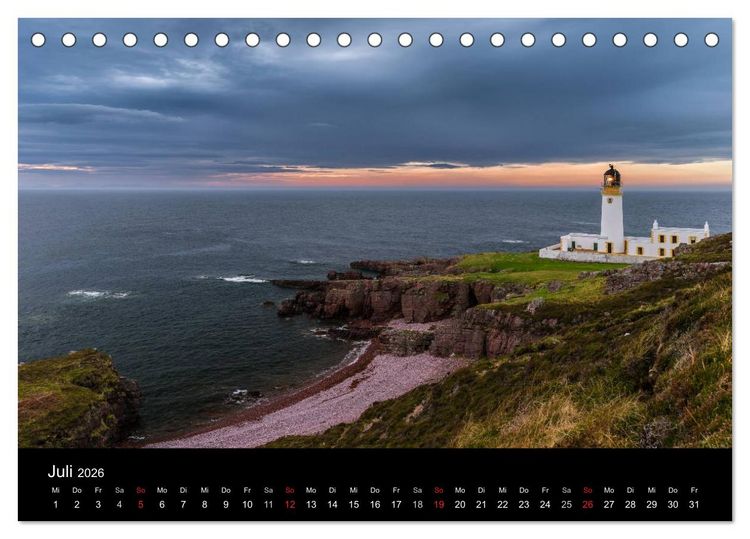 Produktbild: Schottland - Scotland - Alba (Tischkalender 2026 DIN A5 quer), CALVENDO Monatskalender