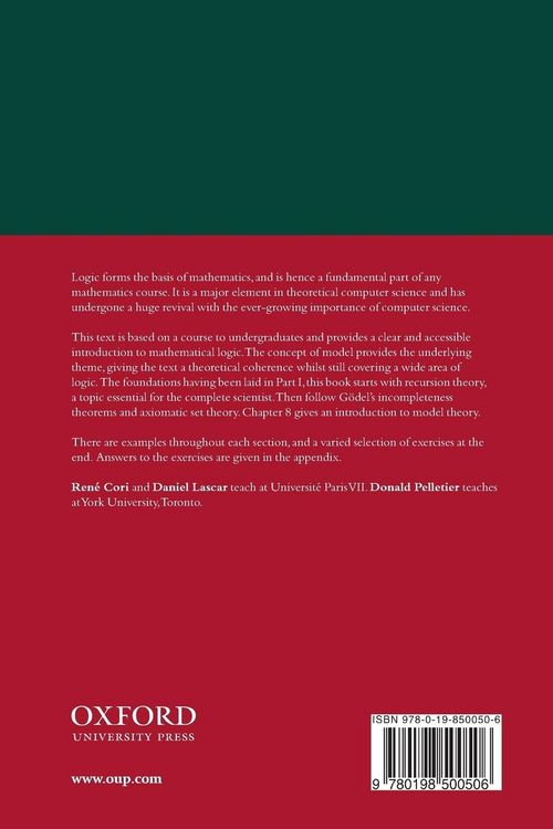 Produktbild: Mathematical Logic