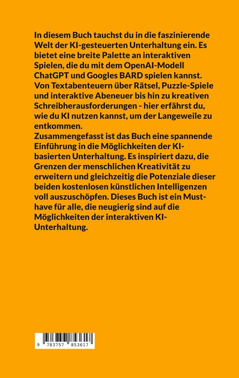Produktbild: Spiele mit ChatGPT und BARD