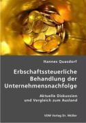 Produktbild: Erbschaftssteuerliche Behandlung der Unternehmensnachfolge
