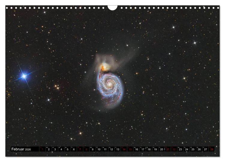 Produktbild: Galaxien des Nordhimmels (Wandkalender 2026 DIN A3 quer), CALVENDO Monatskalender