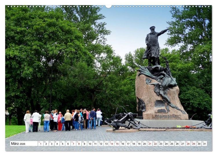 Produktbild: Festungsstadt Kronstadt - Schl&uuml;ssel zu Sankt Petersburg (Wandkalender 2026 DIN A2 quer), CALVENDO Monatskalender