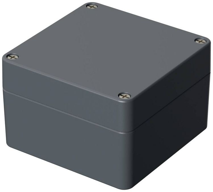 Produktbild: Bopla EUROMAS A 121 01121000 Industrie-Geh&auml;use 140 x 140 x 91 Aluminium Silber-Grau (RAL 7001) 1 St.