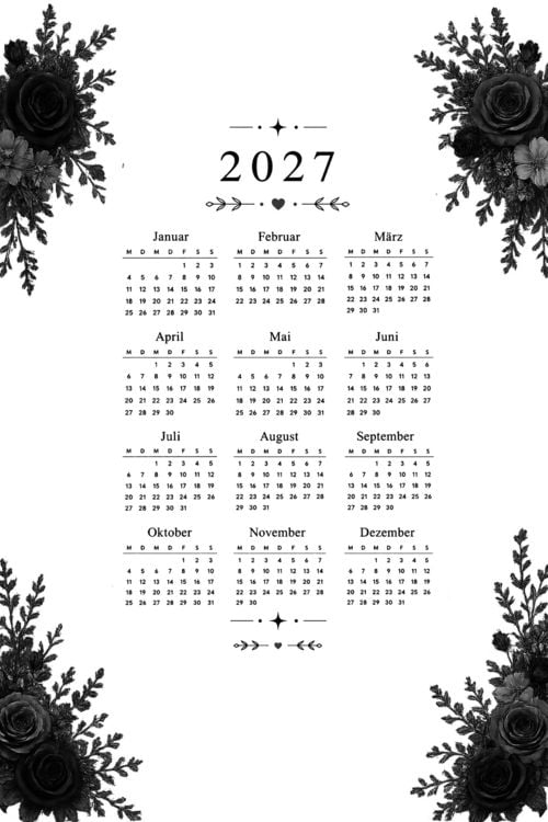 Produktbild: Paula Kalender 2027 - Zeitzauber