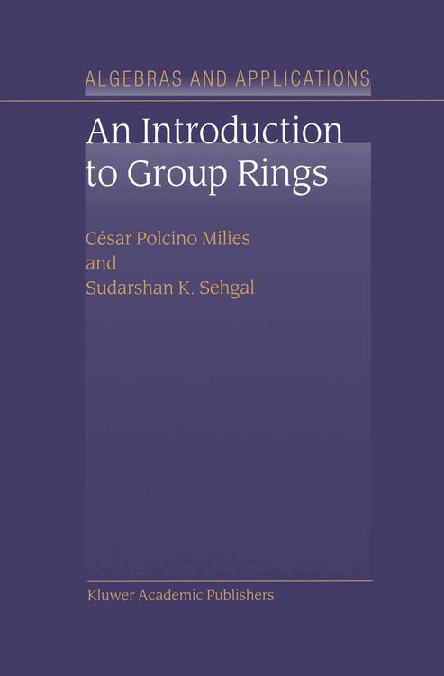 Produktbild: An Introduction to Group Rings