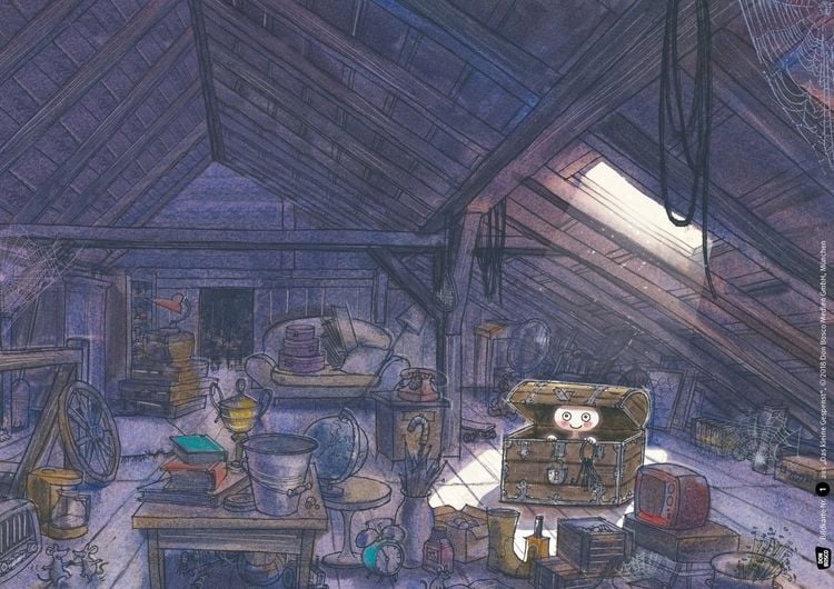 Produktbild: Das kleine Gespenst. Tohuwabohu auf Burg Eulenstein. Kamishibai Bildkartenset