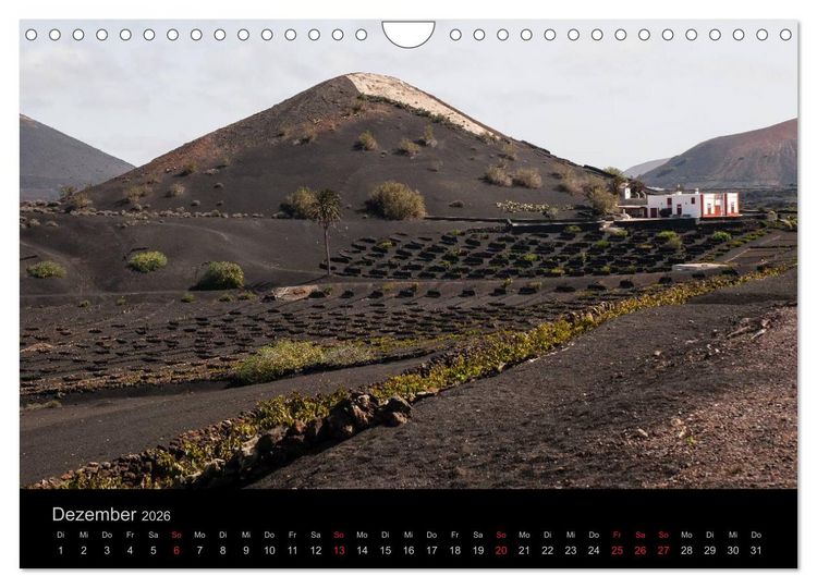 Produktbild: Unterwegs auf Lanzarote (Wandkalender 2026 DIN A4 quer), CALVENDO Monatskalender