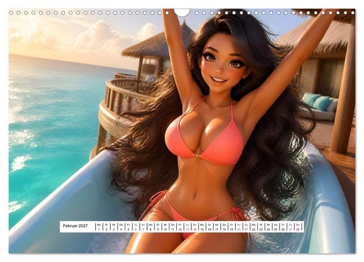 Produktbild: Valentina - Dort schlafen, wovon andere nur tr&auml;umen (Wandkalender 2027 DIN A3 quer), CALVENDO Monatskalender