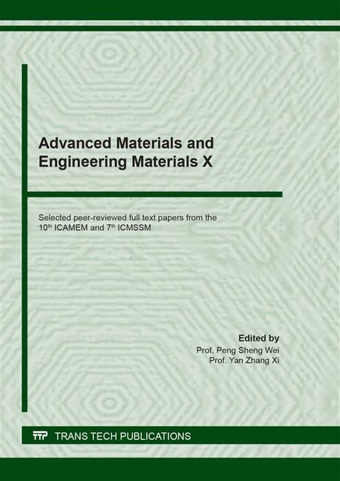 Produktbild: Advanced Materials and Engineering Materials X