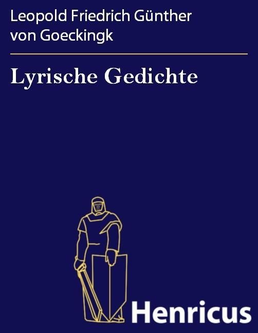 Produktbild: Lyrische Gedichte