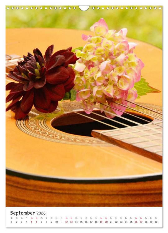 Produktbild: Gitarren Show-Up (Wandkalender 2026 DIN A3 hoch), CALVENDO Monatskalender