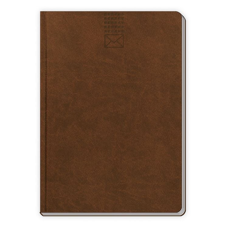 Produktbild: Tr&ouml;tsch Adressbuch Soft Touch A5 Braun