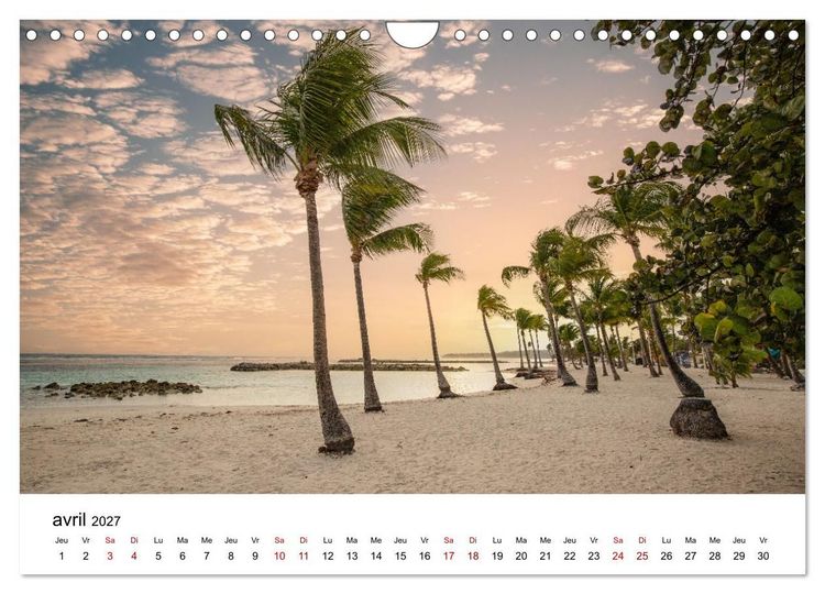 Produktbild: Guadeloupe - Antilles fran&ccedil;aises (Calendrier mural 2027 DIN A4 vertical), CALVENDO calendrier mensuel