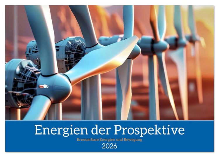Produktbild: Energien der Prospektive (Tischkalender 2026 DIN A5 quer), CALVENDO Monatskalender