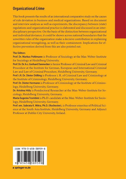 Produktbild: Organizational Crime