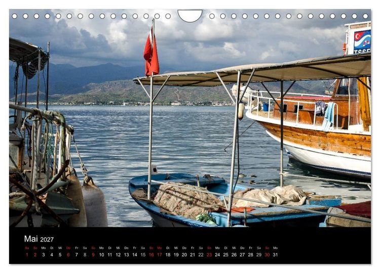 Produktbild: T&uuml;rkische Riviera - Entlang der lykischen K&uuml;ste (Wandkalender 2027 DIN A4 quer), CALVENDO Monatskalender
