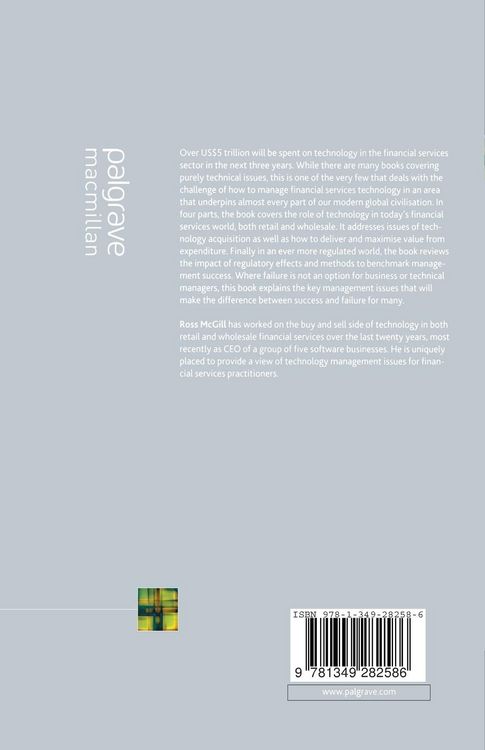 Produktbild: Technology Management in Financial Services