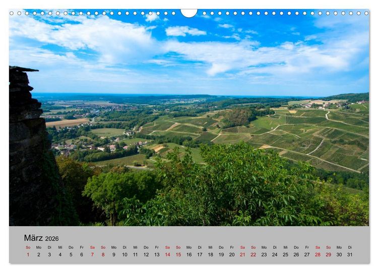 Produktbild: Zauberhaftes Franche Comt&eacute; (Wandkalender 2026 DIN A3 quer), CALVENDO Monatskalender