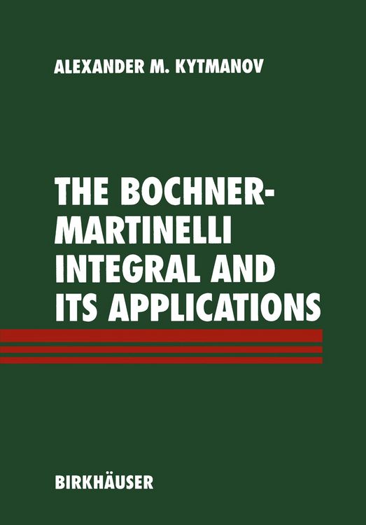 Produktbild: The Bochner-Martinelli Integral and Its Applications