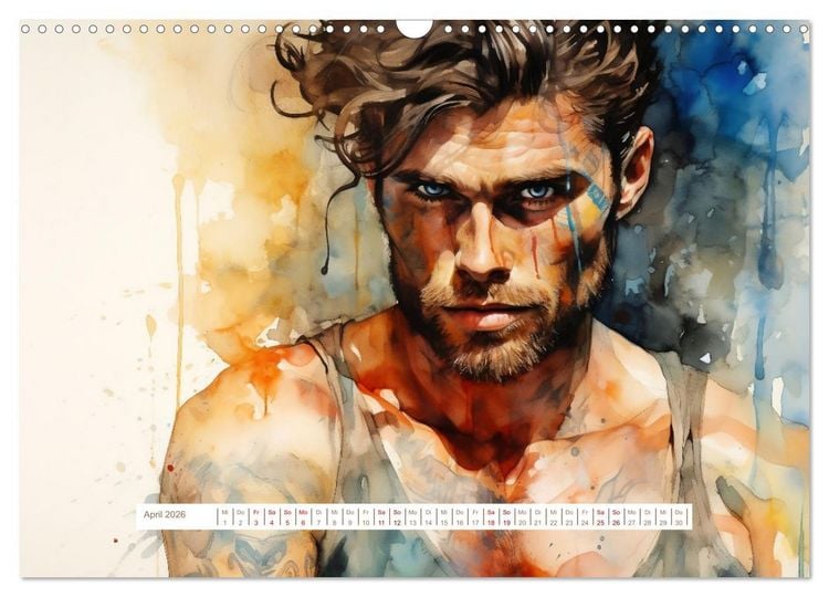 Produktbild: Tattoo trifft Kunst (Wandkalender 2026 DIN A3 quer), CALVENDO Monatskalender