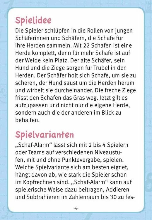 Produktbild: Schafalarm. Ein Denk- und Zahlenspiel