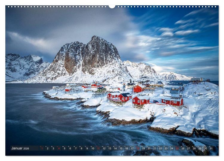 Produktbild: Die Farben Skandinaviens (Wandkalender 2026 DIN A2 quer), CALVENDO Monatskalender