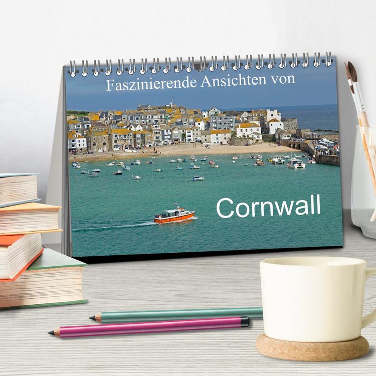 Produktbild: Faszinierende Ansichten von Cornwall (Tischkalender 2026 DIN A5 quer), CALVENDO Monatskalender