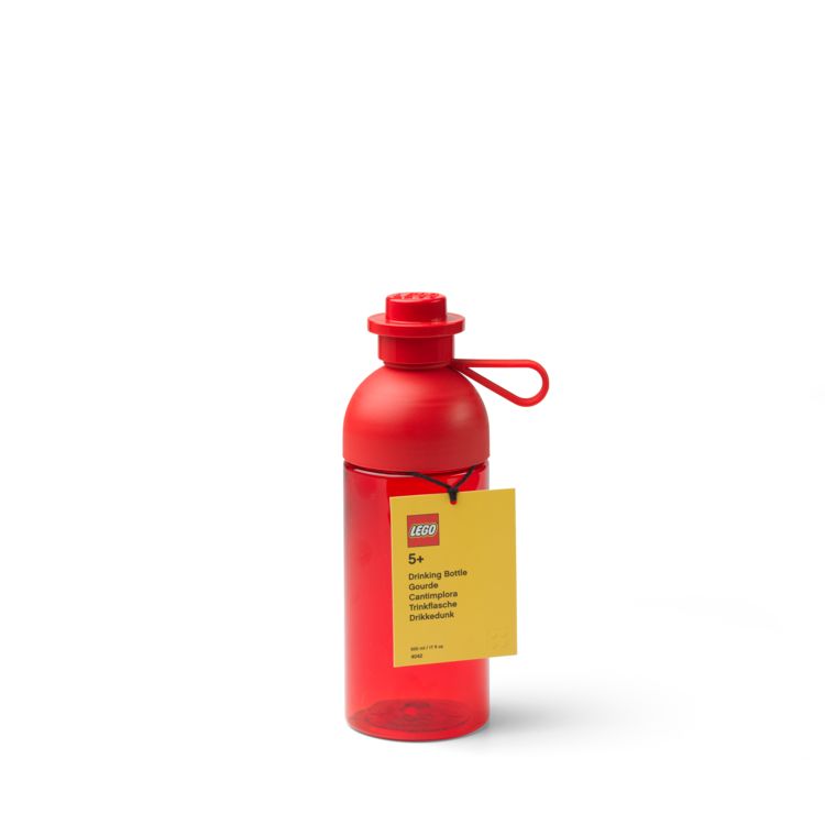 Produktbild: LEGO&reg; Trinkflasche Transparent Rot
