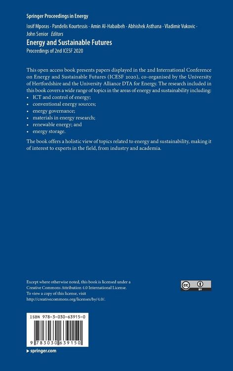 Produktbild: Energy and Sustainable Futures