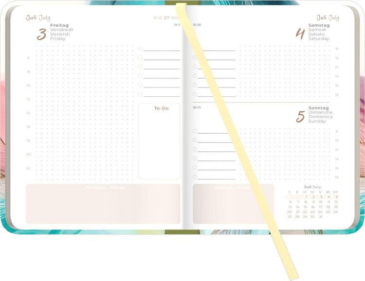 Produktbild: Daily Journal Marble 2027