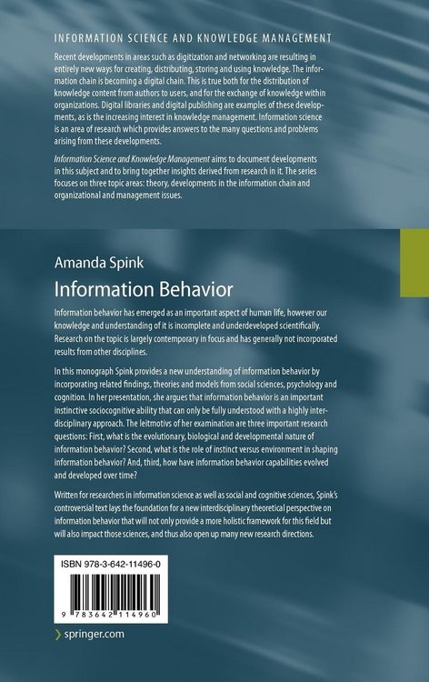 Produktbild: Information Behavior