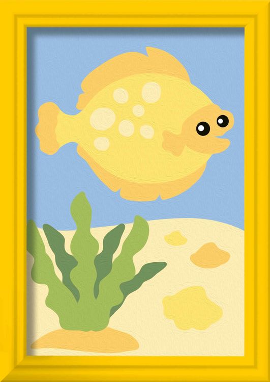 Produktbild: CreArt, Malen nach Zahlen Kinder - Fr&ouml;hlicher Fisch