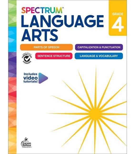 Produktbild: Spectrum Language Arts Workbook Grade 4