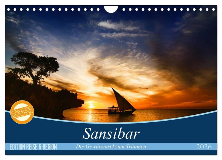 Produktbild: Sansibar (Wandkalender 2026 DIN A4 quer), CALVENDO Monatskalender