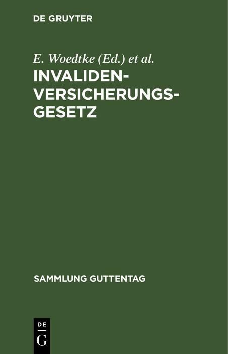 Produktbild: Invalidenversicherungsgesetz